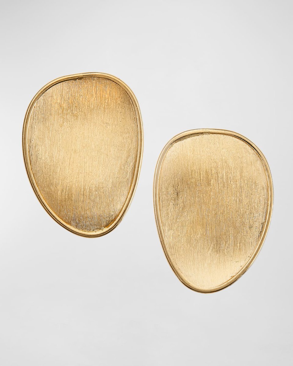 Lunaria 18K Yellow Gold Medium Stud Earrings